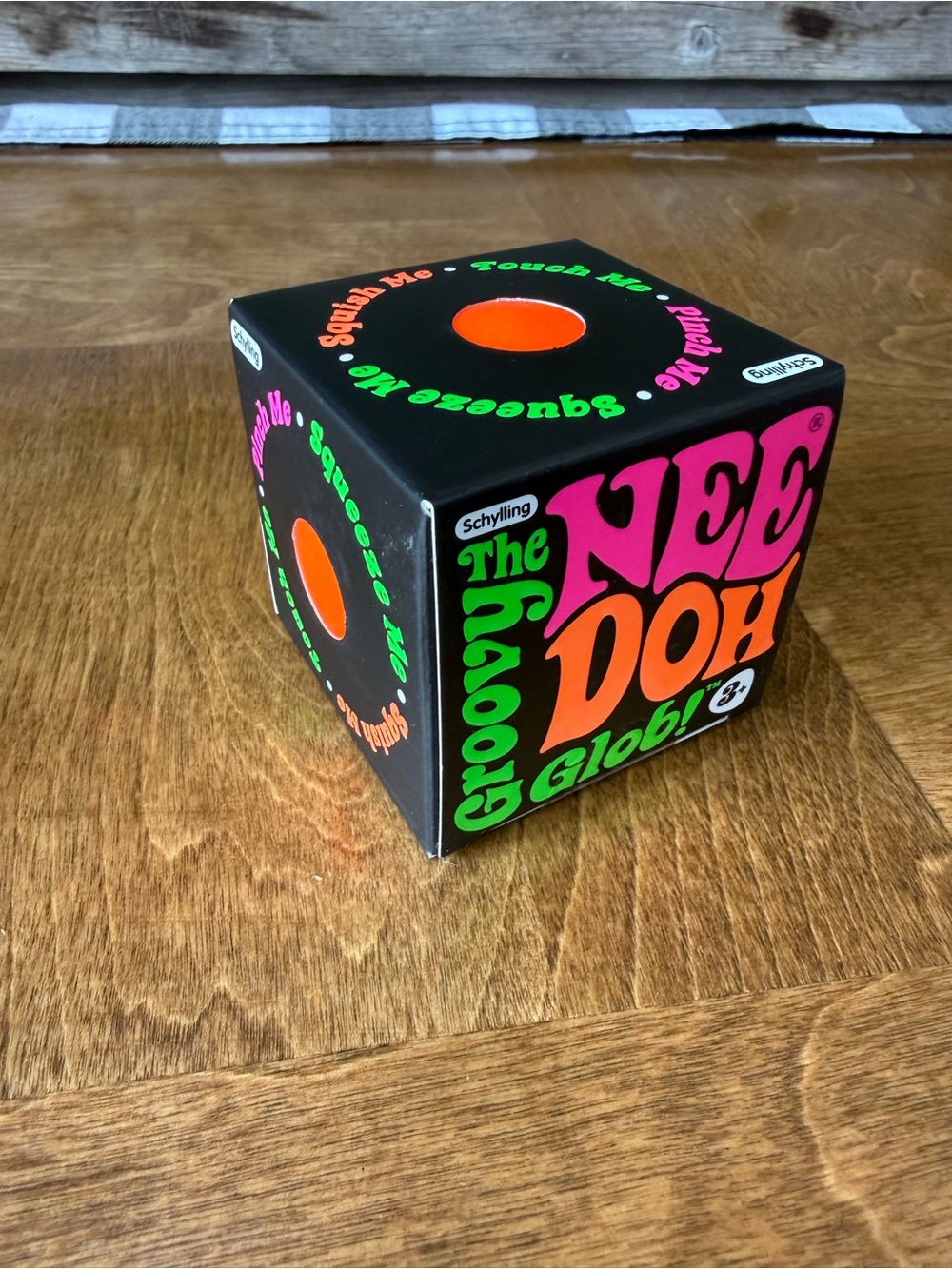 NeeDoh Groovy Glob Sensory Stress Toy - Orange (Schylling)